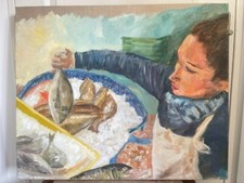 Ancien Tableau Peinture Huile