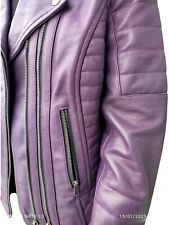 Woman Slim Fit Leather Jacket - Modern, Stylish, and Comfortable for Casual Wear