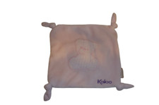 Doudou carr� plat ours rose