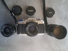 MINOLTA X300 AVEC MD 50MM 1:1.7, MD TELE ROKKOR 135 MM 1:3.5, RMC TOKINA 28MM 