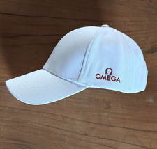 Casquette cap neuve montre Omega (seamaster speedmaster) mixte polyester blanc