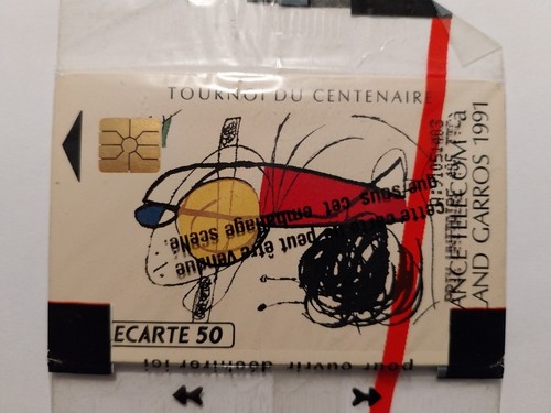 Télécarte rolland garros 50u - garros,