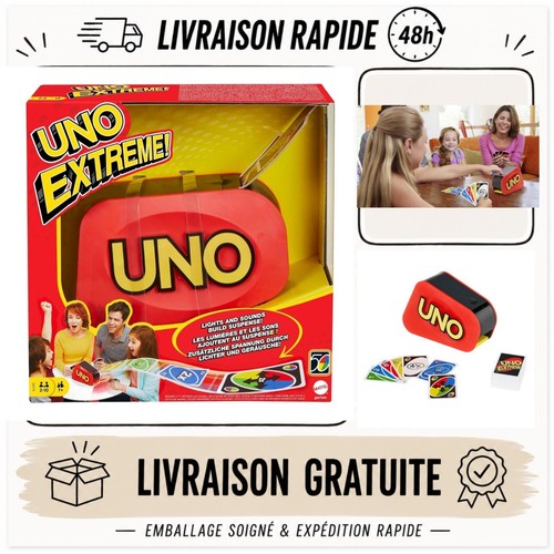 Mattel games uno extrême - games, jeu