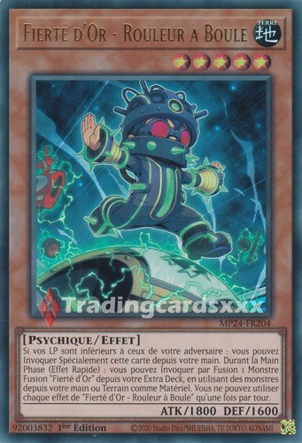 Fierté d or - yu-gi-oh!, d'or