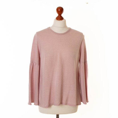 Pull femme rose cachemire