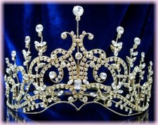 DIADEME CORONA doré Mariage