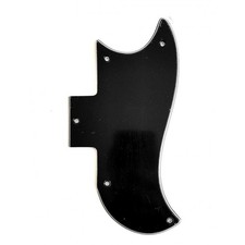 Pickguard Noir Half Face 3 Ply