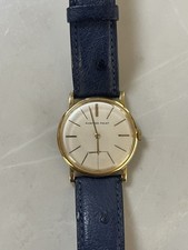 Montre Audemars Piguet Or 18 Carats Bracelet Autruche Années 50