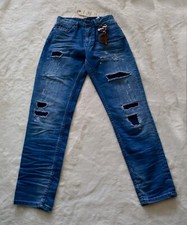 Jean taille haute troué