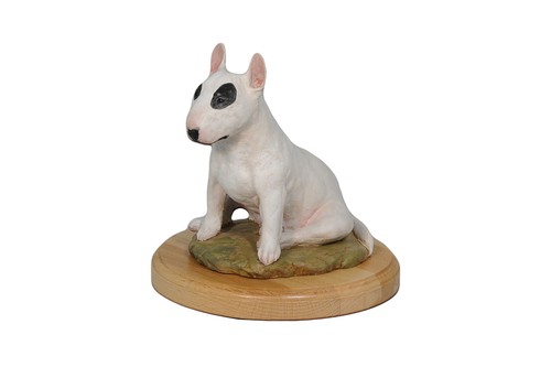 Bull terrier figurine - terrier,