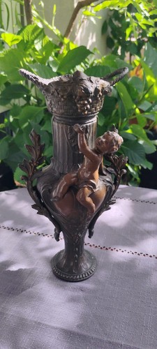 Cassolette spelter - cassolette, en