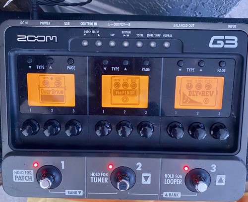 Zoom g3x multi effects guitar - multi-effects,