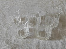 Lot de 6 anciens petits Verres