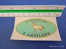 Chromo Transfert Écrémeuse L' Antilope