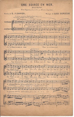 Partition chanson ancienne - partition,