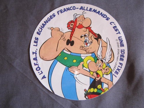 Autocollant asterix les - autocollant,