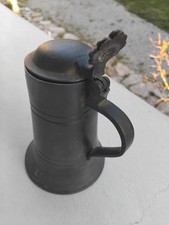 ancien pichet en étain du