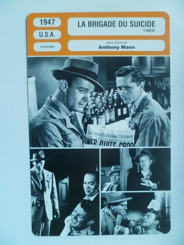 Carte fiche cinema - fiche, 1947