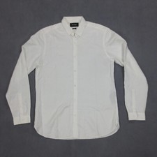 Chemise Uni Classique Costume The Kooples Homme M Blanc Manches Longues Coton