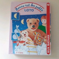 Jeu loto Bonne nuit les petits Nathan Claude Laydu 1996