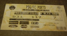 Ticket présidentielle  )) PSG V FC PORTO - C1 Champions League 2004/2005