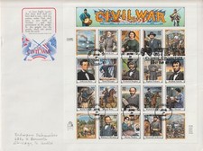 1995 USA United States USA Guerre De Succession 20 Val Sur Sachet FDC MF12