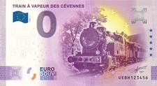 Billet Souvenir 2022 France Train à Vapeur des Cévènnes