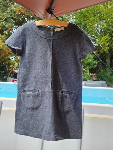 Zara robe courte grise hiver - robe,