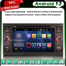 8-Core Android 12 DVD Autoradio Ford S/C-Max Mondeo Galaxy Fiesta Fusion FOCUS