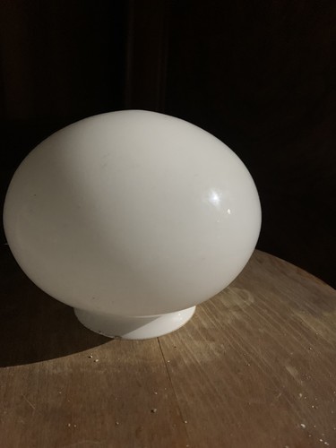 Globe opaline blanc ancienne - globe,