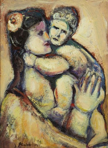 Vierge enfant par - à, l'enfant"