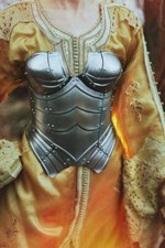 Corset En Acier Médiéval Armure Reine Du Lac LARP Dame Cuirasse Veste