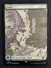 CARTE MAGIC TERRAIN RARE FULL ART TERRITOIRE FORÊT ELF FÉE LEGOLAS NEUF MINT
