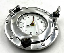 Horloge nautique 6" argent