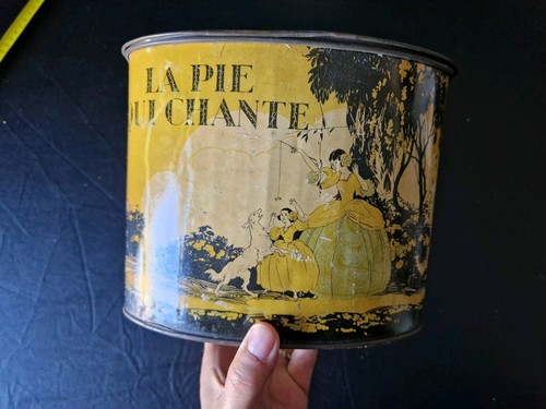 Boite tole lithographiée - boite,