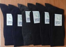 6 Paire De Chaussettes Hautes Sanitaire Longues Hommes en Laine Rasé