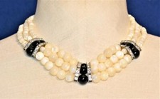 Vintage Lait Verre Boules Noir