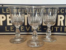 3 anciens Verres à pied en