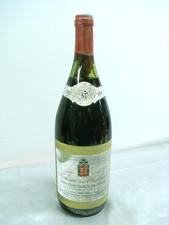 ?? BOUTEILLE VIN ROUGE CHATEAU NEUF DU  PAPE DOMAINE LA CHARTREUSE150 cl 1985