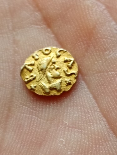 Monnaie mérovingienne - monnaie, or
