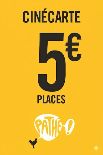 Places cinéma pathé - places, 5€
