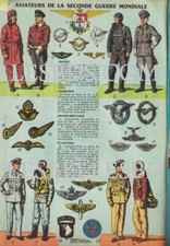 1963 DOCUMENT (ref CG  16) UNIFORME AVIATEUR GUERRE 39/40 WW2  par TAVARD