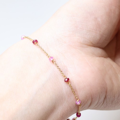 Bracelet gold filled pierre - bracelet,