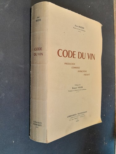 Code vin jean rozier - du,