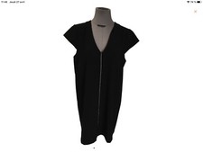 Très Belle robe Tunique Noir Modèle Knud Bash 38 Tbe Authentique 