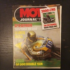 MOTO JOURNAL 506 HONDA CBX 1000 prolink Moto Diesel Grand Prix Autriche 1981