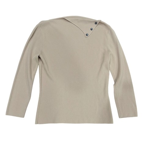 Cyrus womens beige ribbed knit - cyrus,