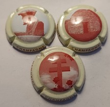 3 BELLES CAPSULES CHAMPAGNE COTE DES BAR REF N°8 /9/ 10 NEWS