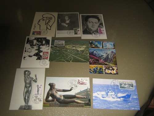 Lot cartes 1er jour 1974 - lot,