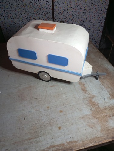 Maquette carton caravane - maquette, en